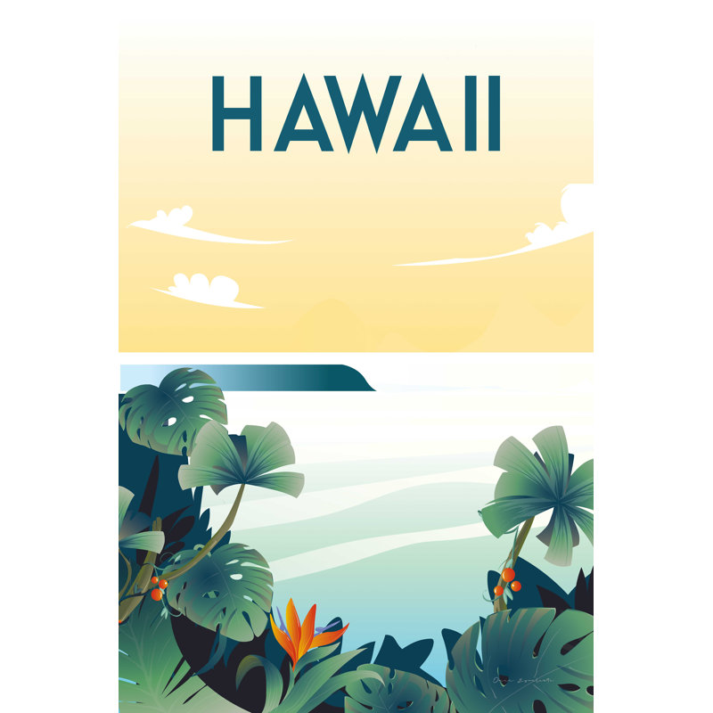 Bay Isle Home Hawaii On Canvas by Omar Escalante Print Wayfair
